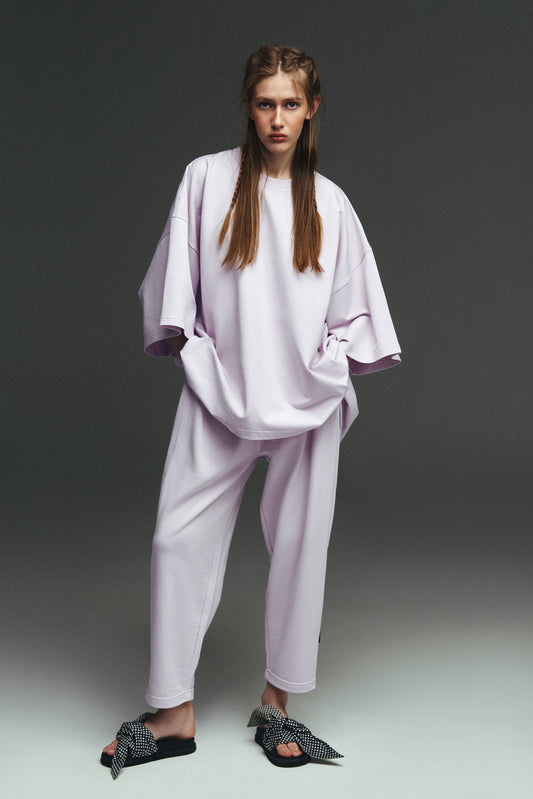 OVERSIZED T-SHIRT (N)ONSENSE LIGHT LILAC