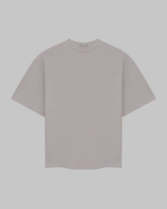 UNISEX T-SHIRT FLOWERS GREY