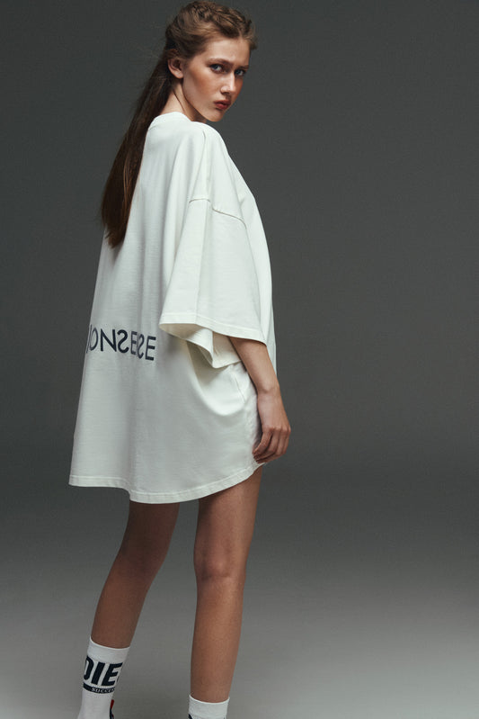 OVERSIZED T-SHIRT (N)ONSENSE WHITE