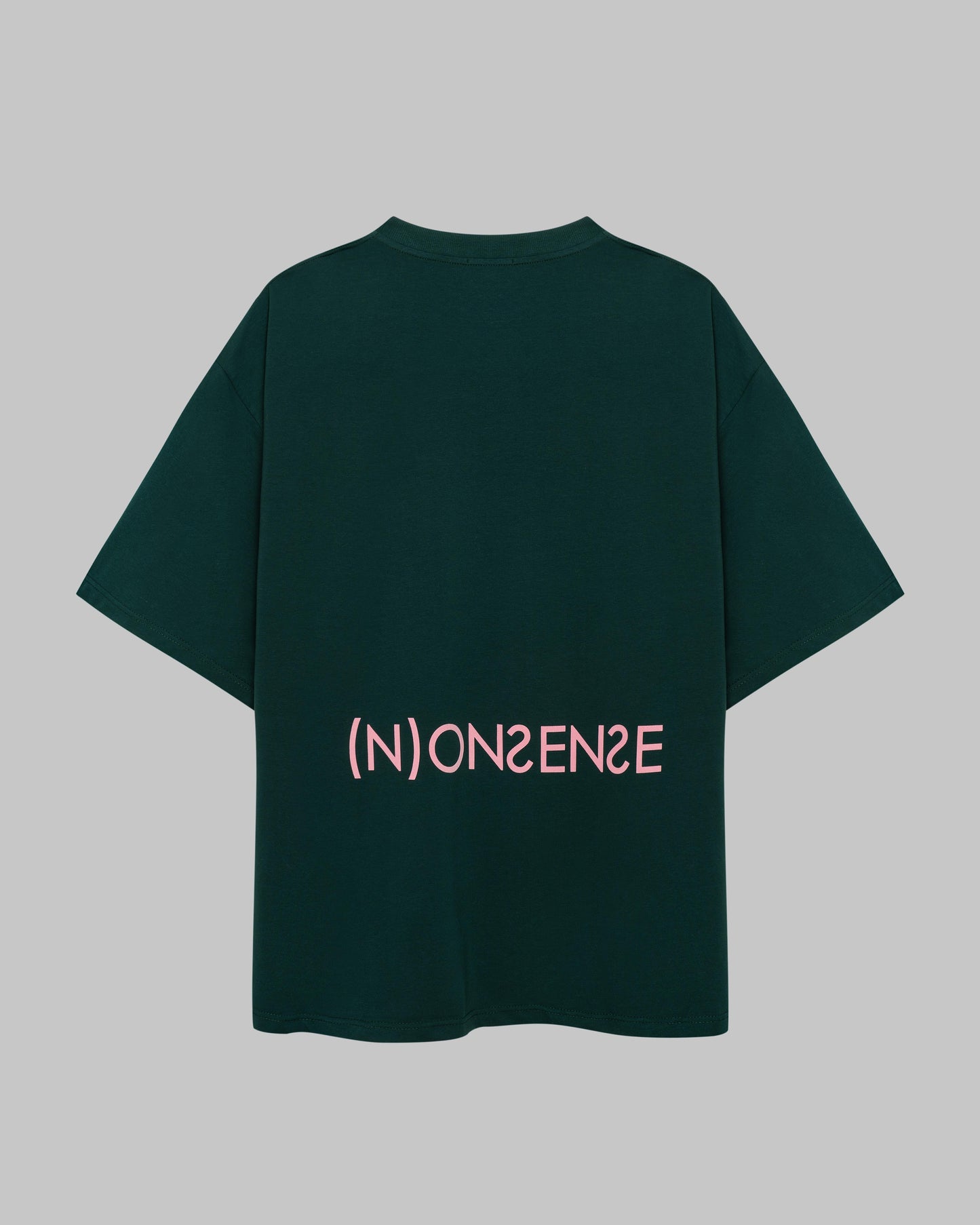 OVERSIZED T-SHIRT (N)ONSENSE DARK GREEN