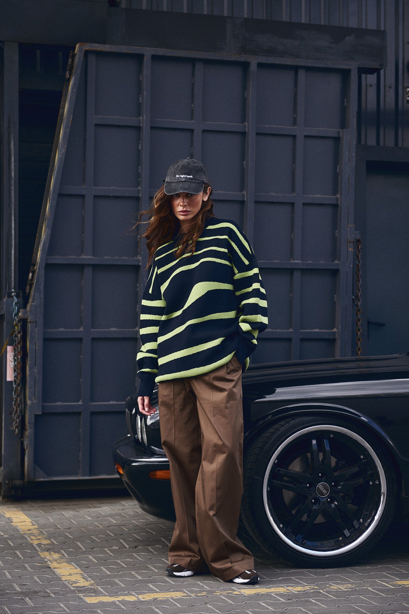 UNISEX FUSION SWEATER NONSENSE CACTUS/DEEP BLUE
