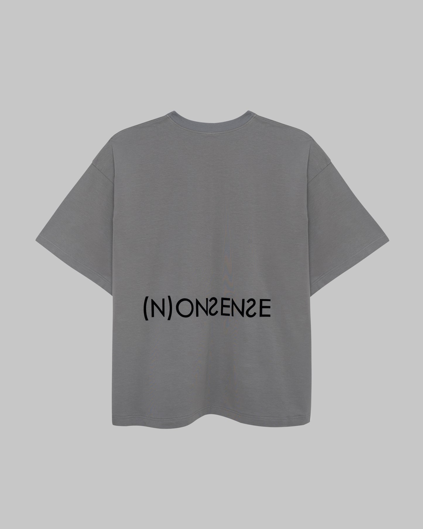 OVERSIZED T-SHIRT (N)ONSENSE GREY-OLIVE