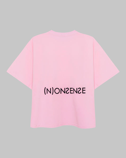 OVERSIZED T-SHIRT (N)ONSENSE PINK