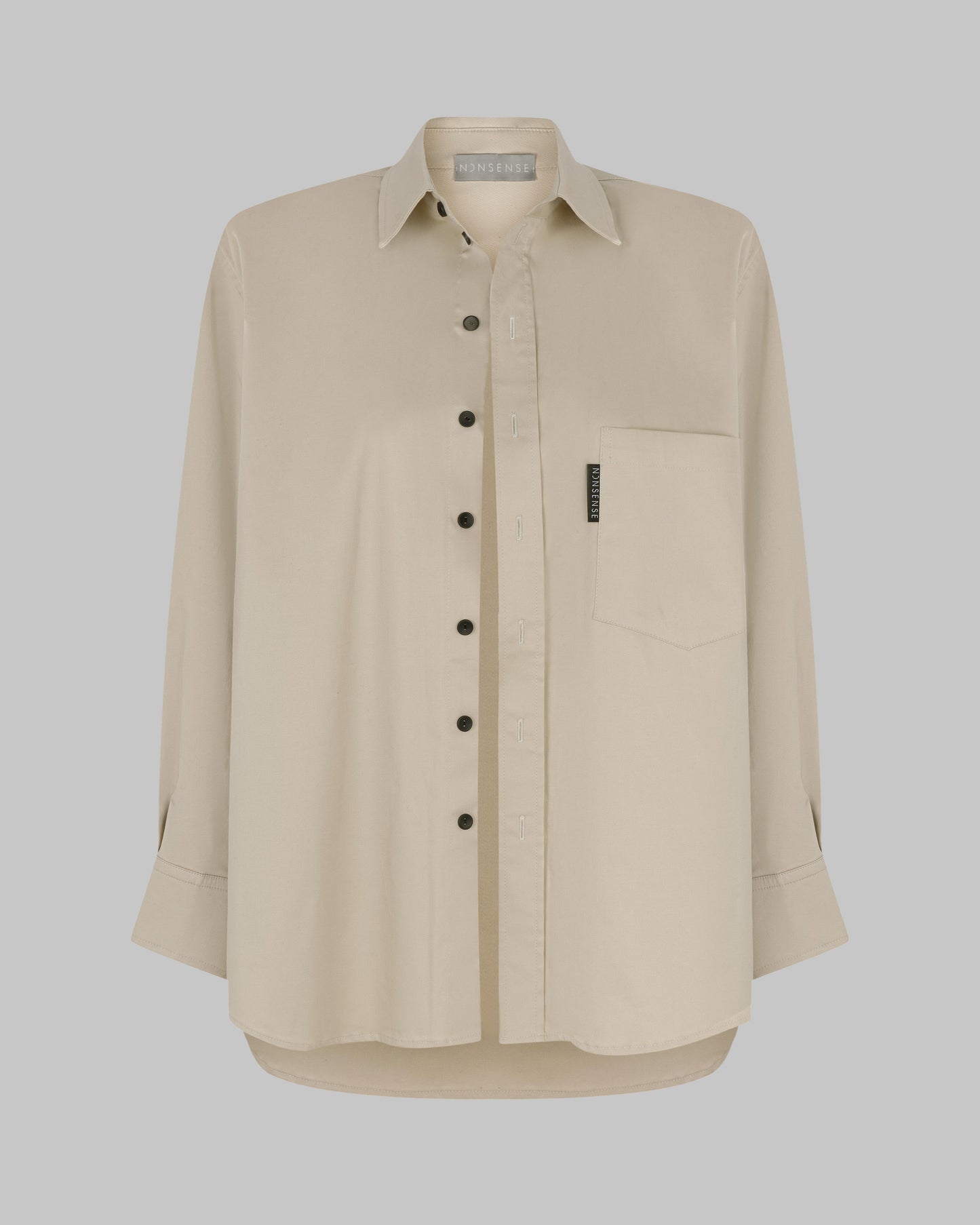 STRONG SHOULDER SHIRT BEIGE