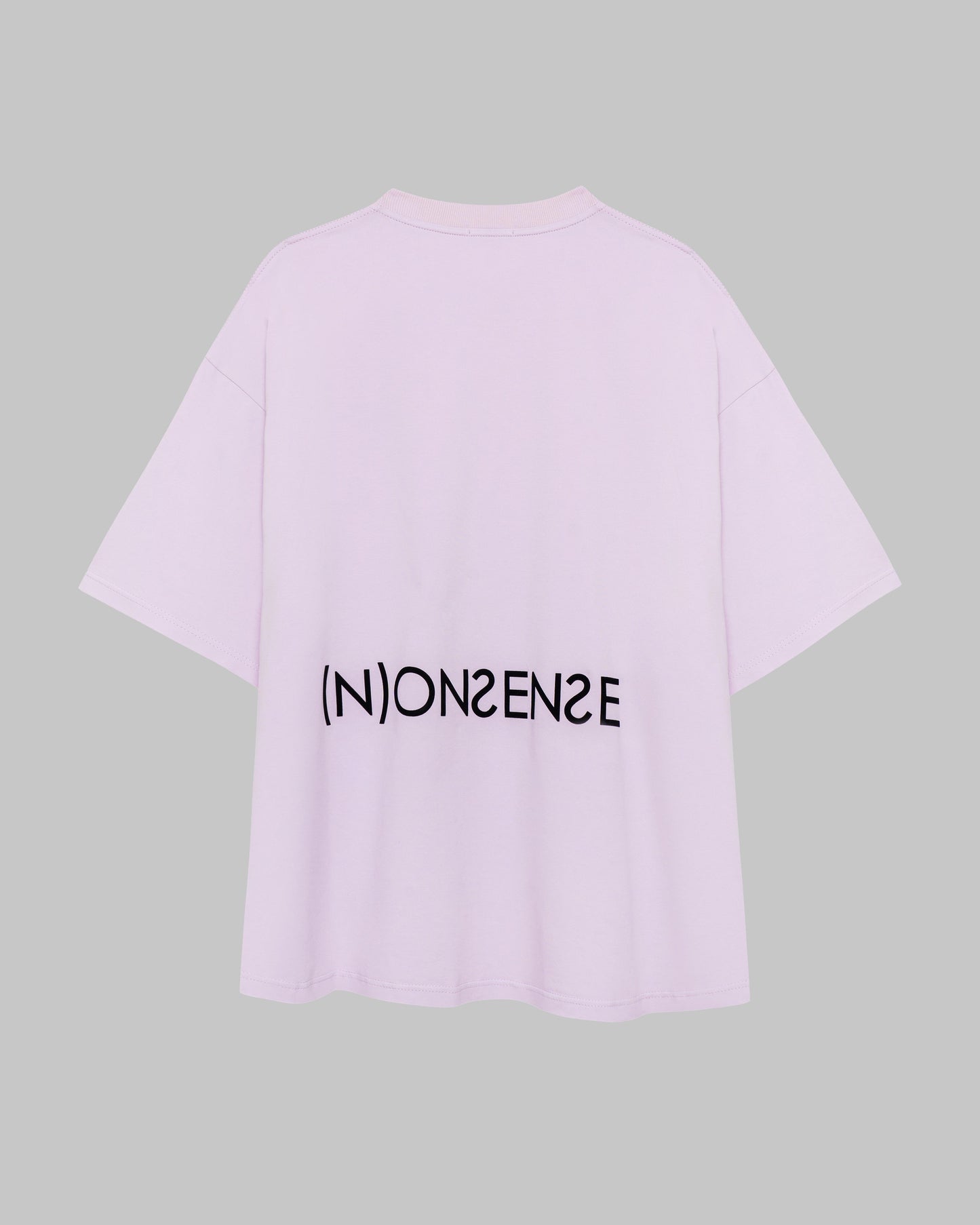 OVERSIZED T-SHIRT (N)ONSENSE LIGHT LILAC