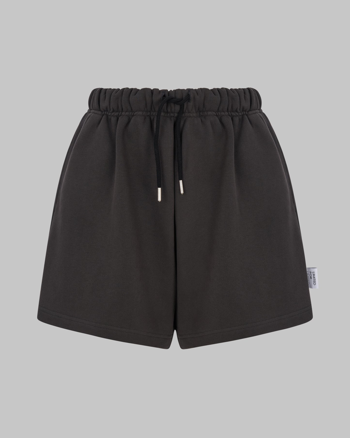 GRAPHITE DRAWSTRING SHORTS