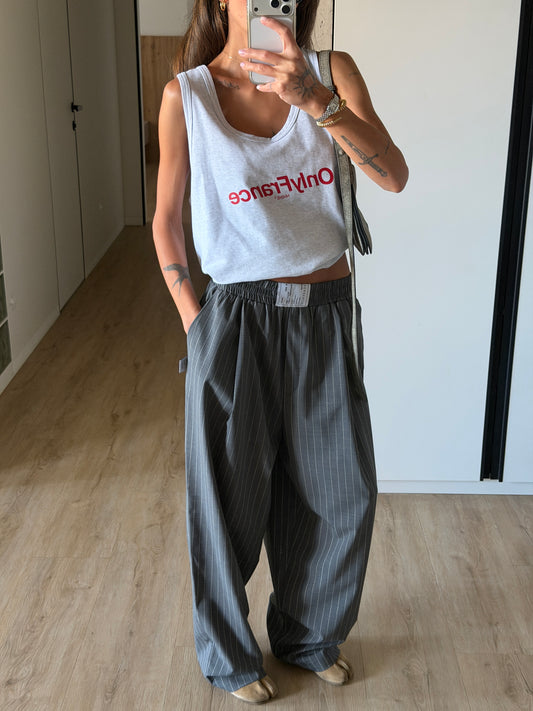 RELAXED TANK-DRESS “OnlyFrance” LIGHT MELANGE