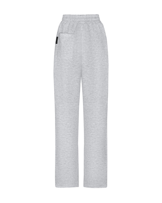 PALAZZO PANTS LIGHT MELANGE