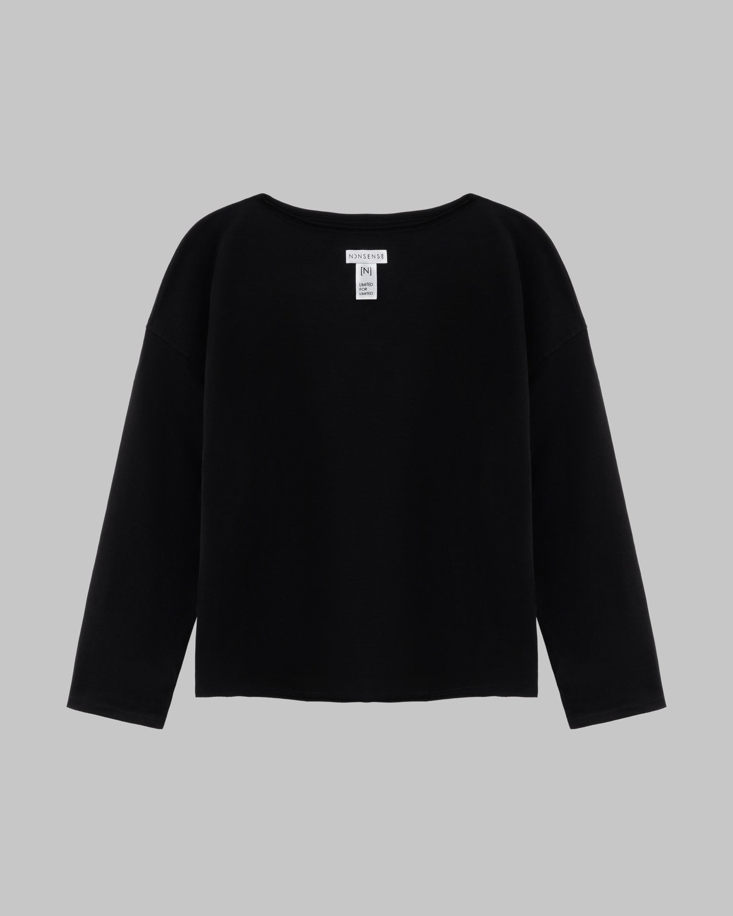 OVERSIZED LONG SLEEVE BLACK