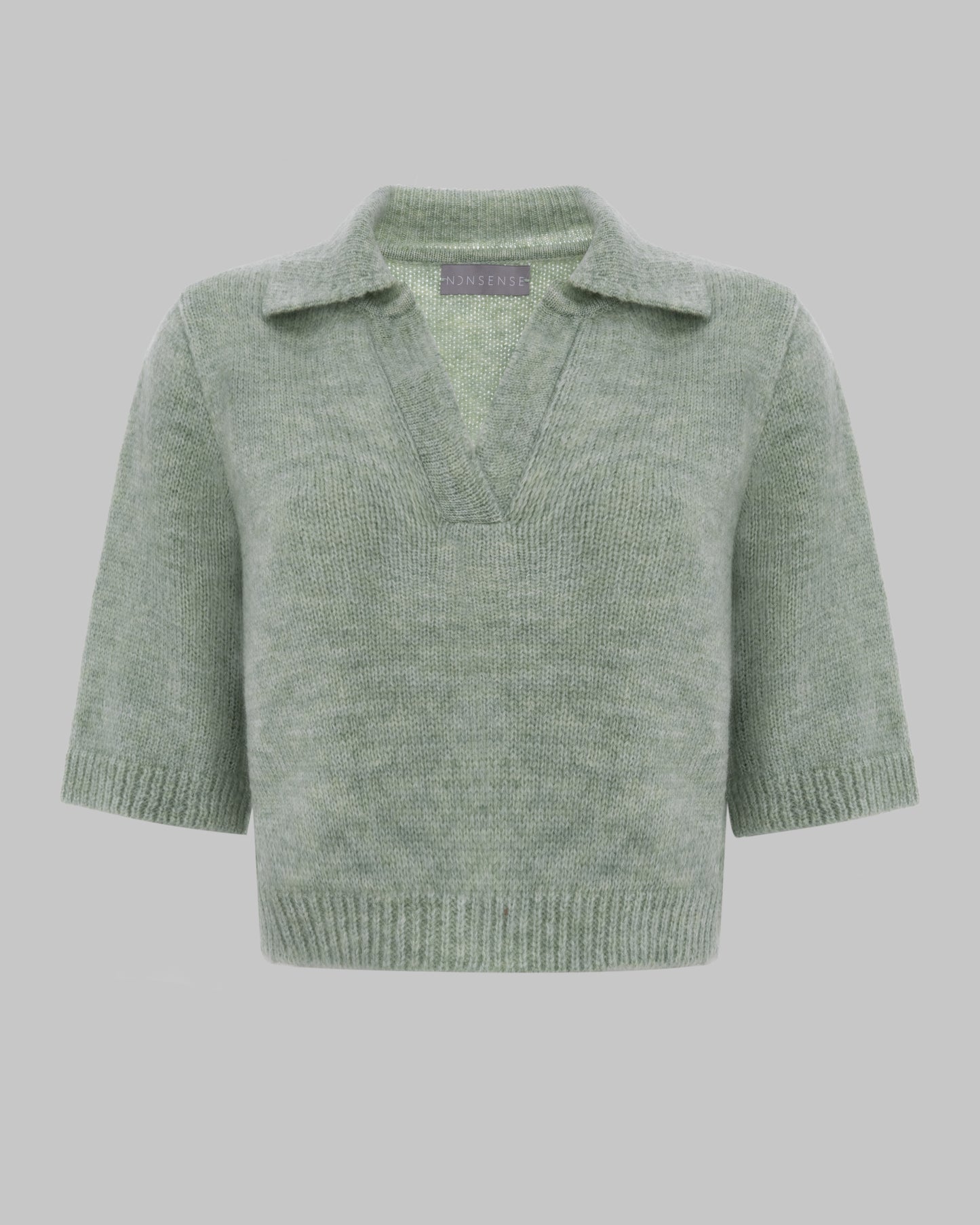 NONSENSE KNITTED POLO MINT