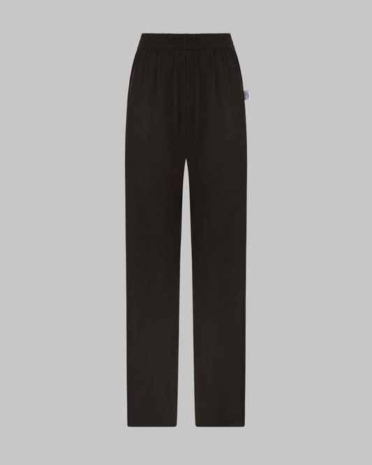 VISCOSE SUIT CHOCOLATE