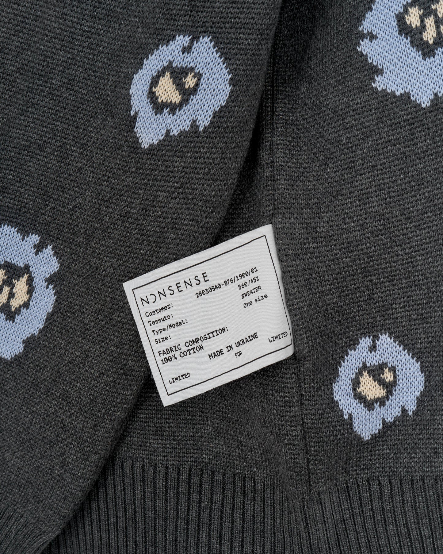 COTTON OVERSIZED FLORAL CARDIGAN