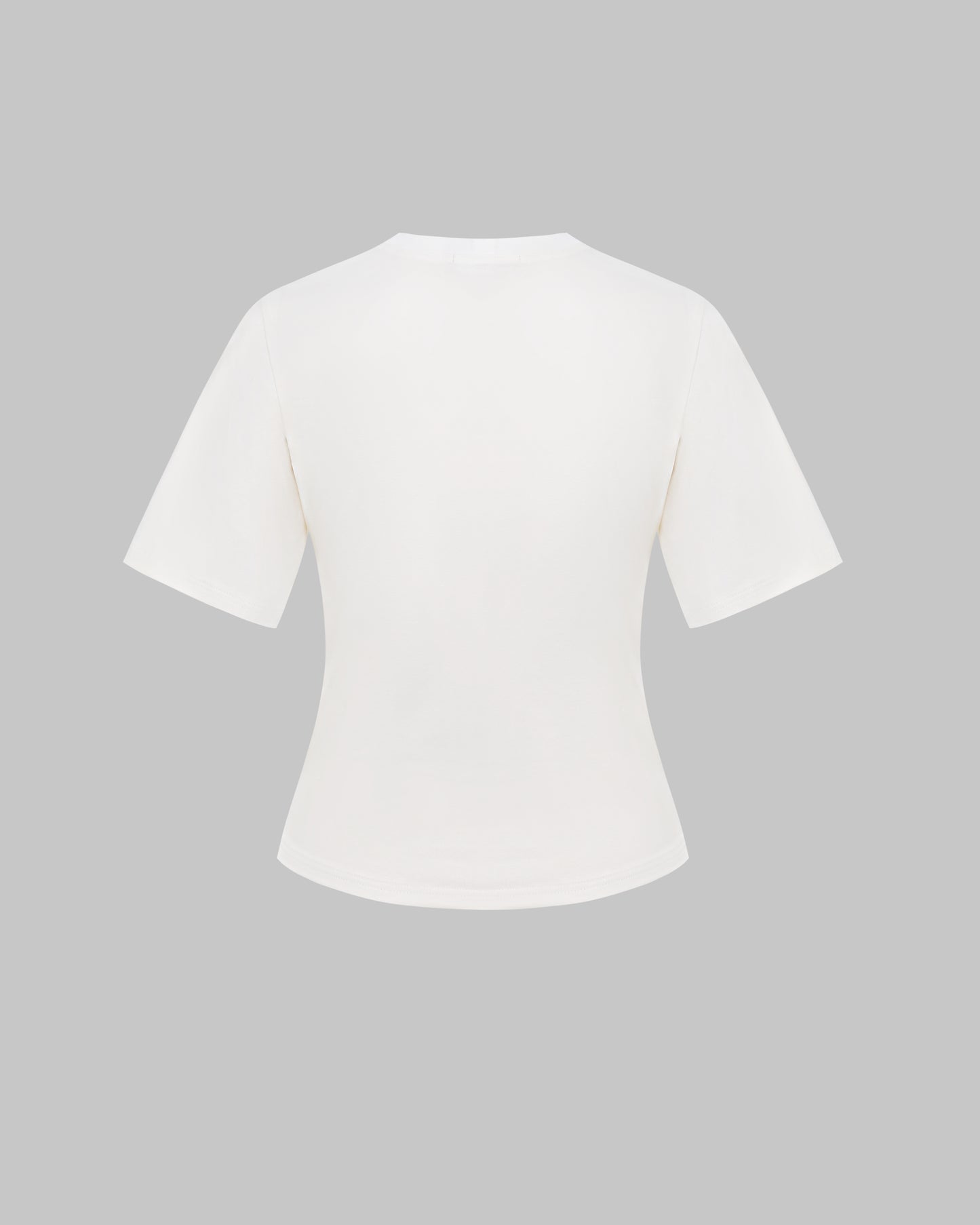 ASYMMETRIC MILK T-SHIRT