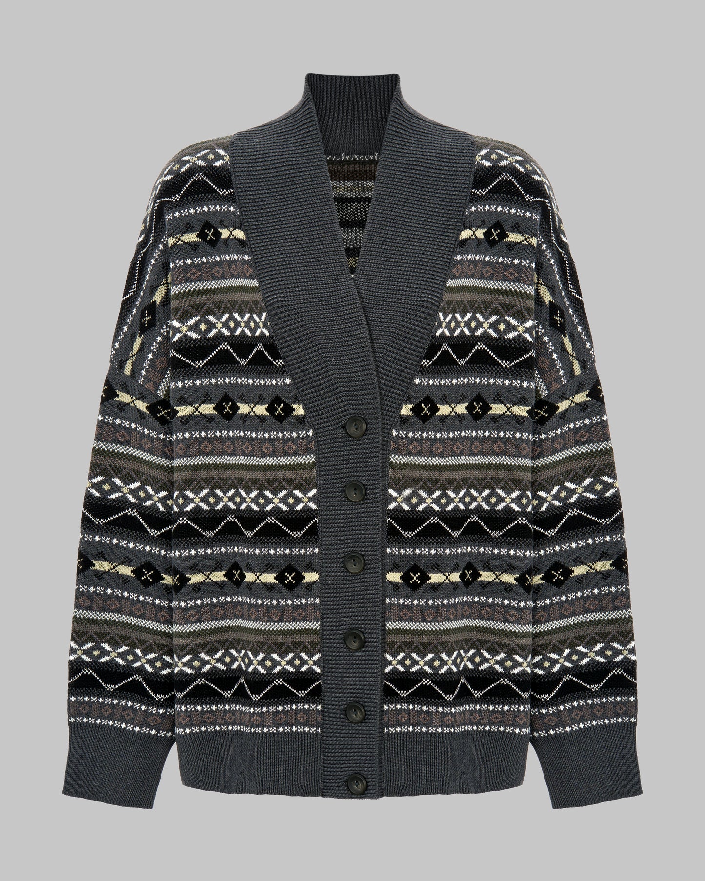 OVERSIZED OLD-FASHIONED CARDIGAN NONSENSE GREY