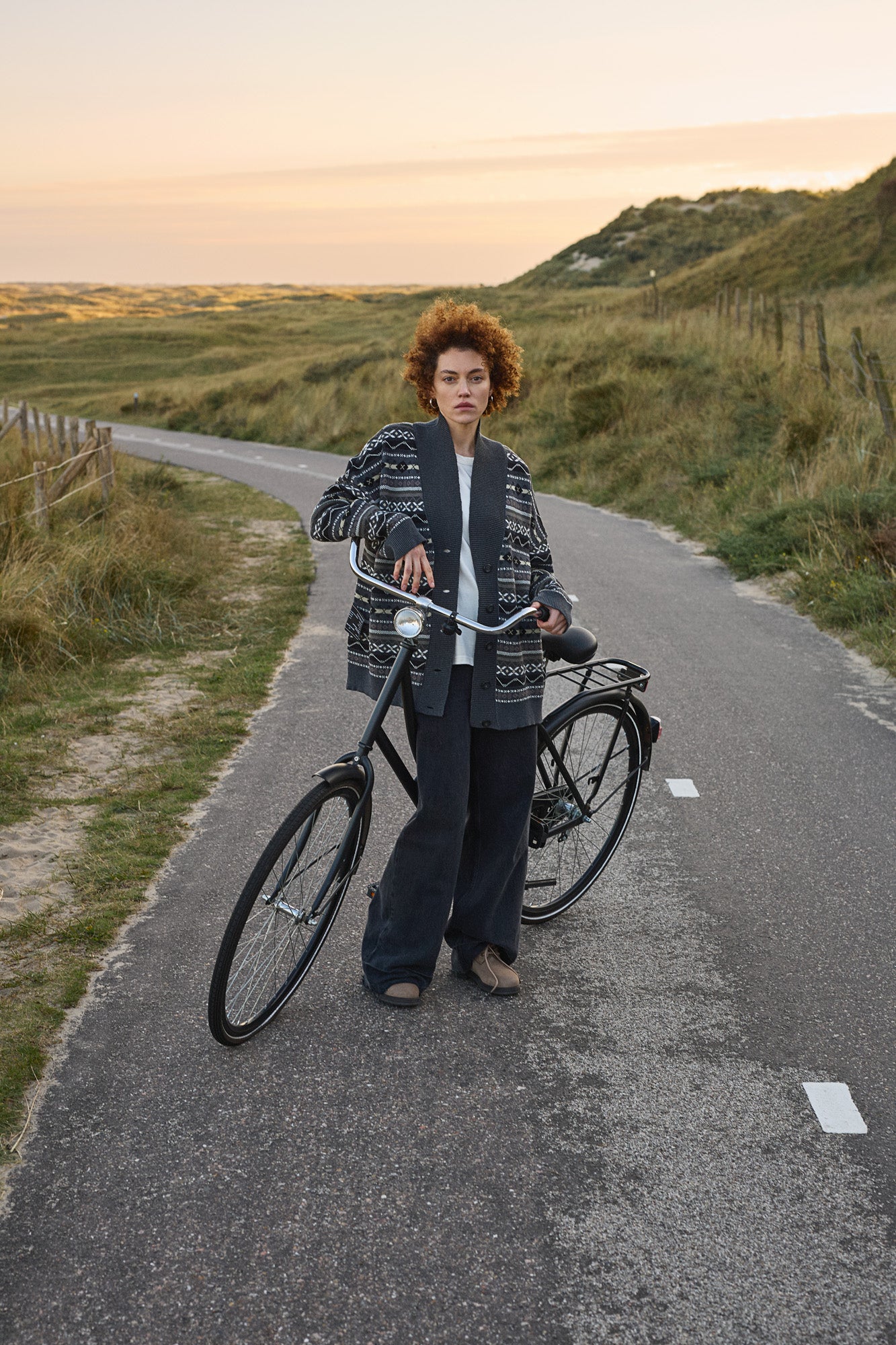 OVERSIZED OLD-FASHIONED CARDIGAN NONSENSE GREY