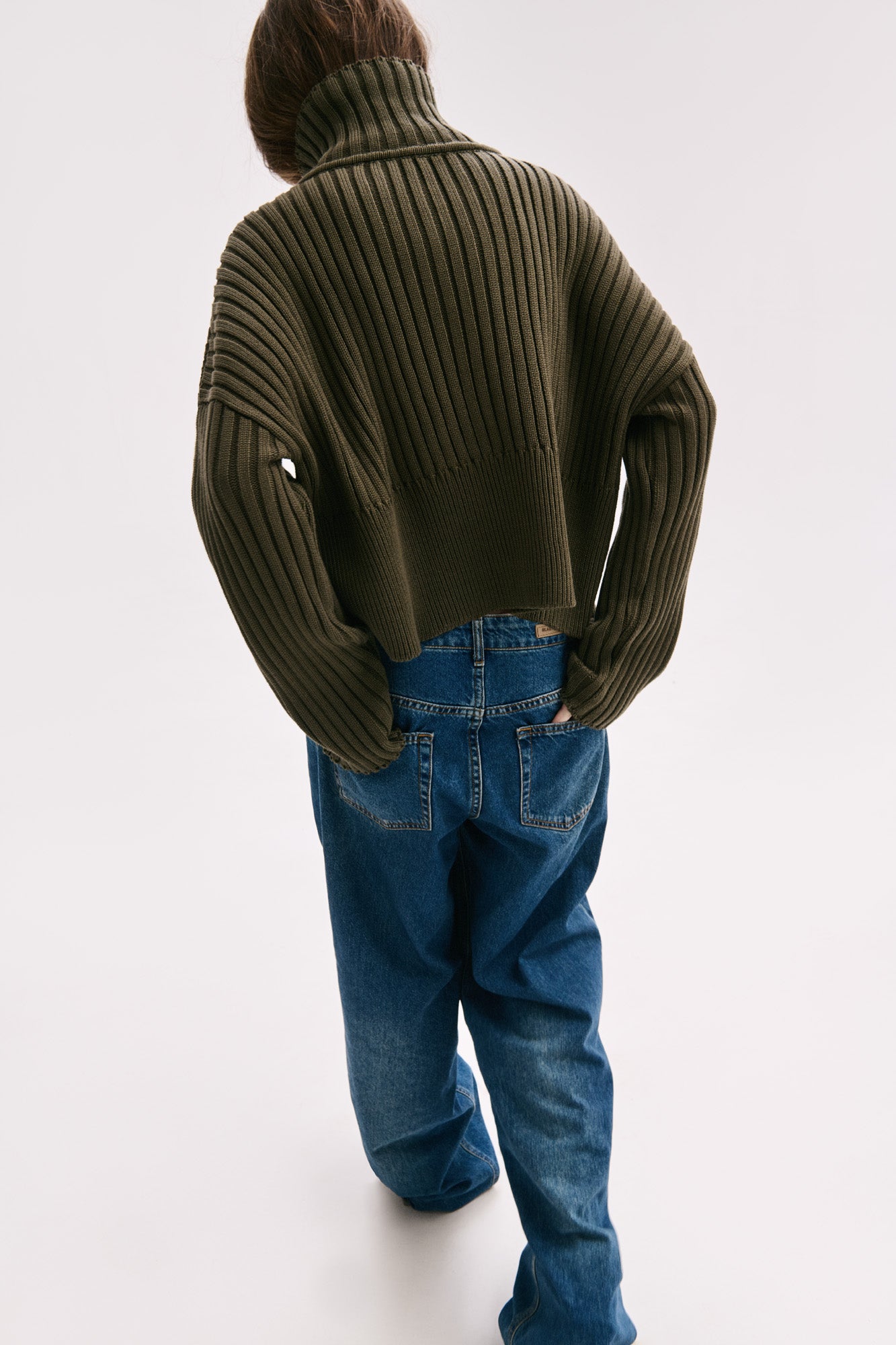 OVERSIZED COTTON CARDIGAN NONSENSE KHAKI