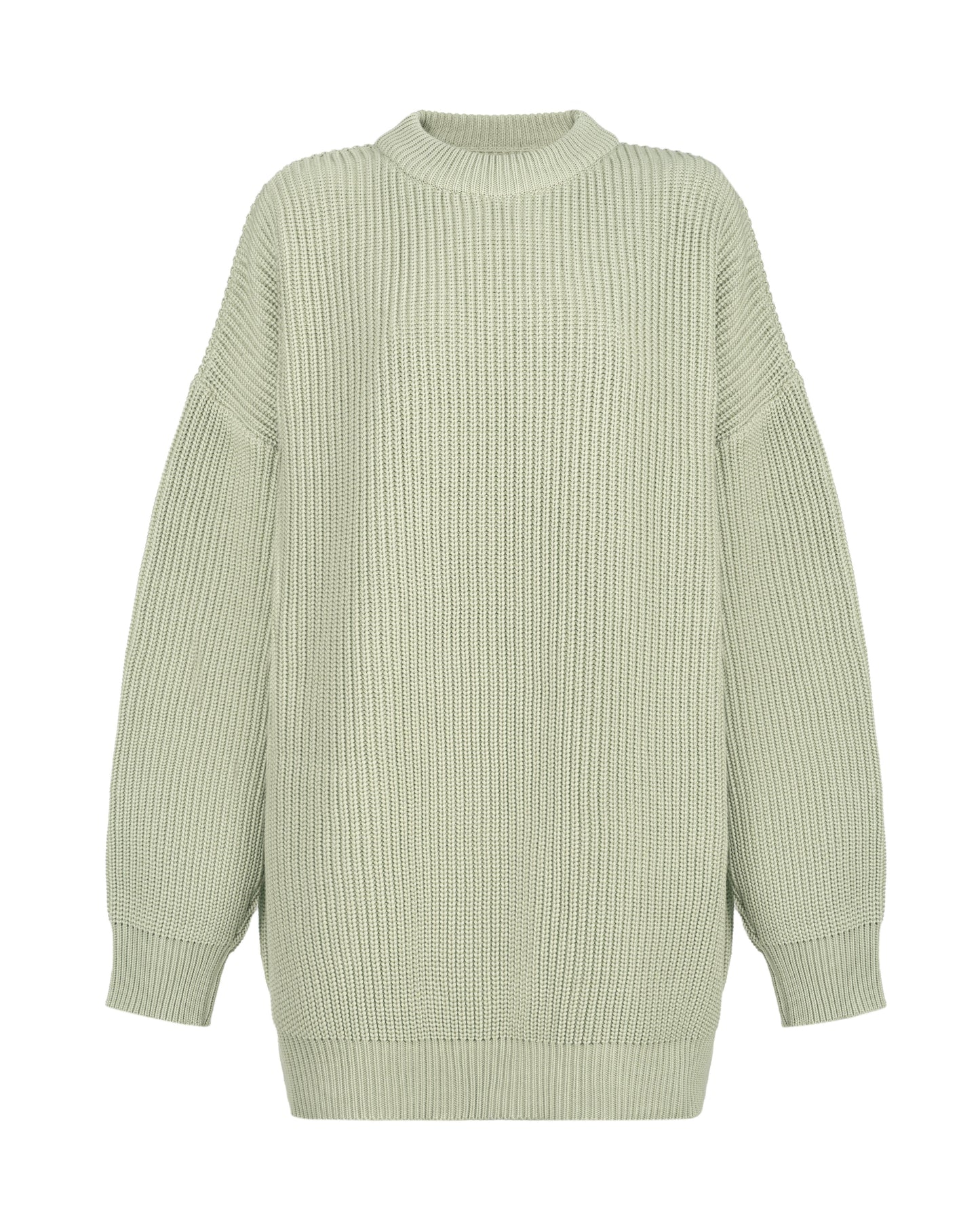 BASIC OVERSIZED SWAETER SAGE GREEN