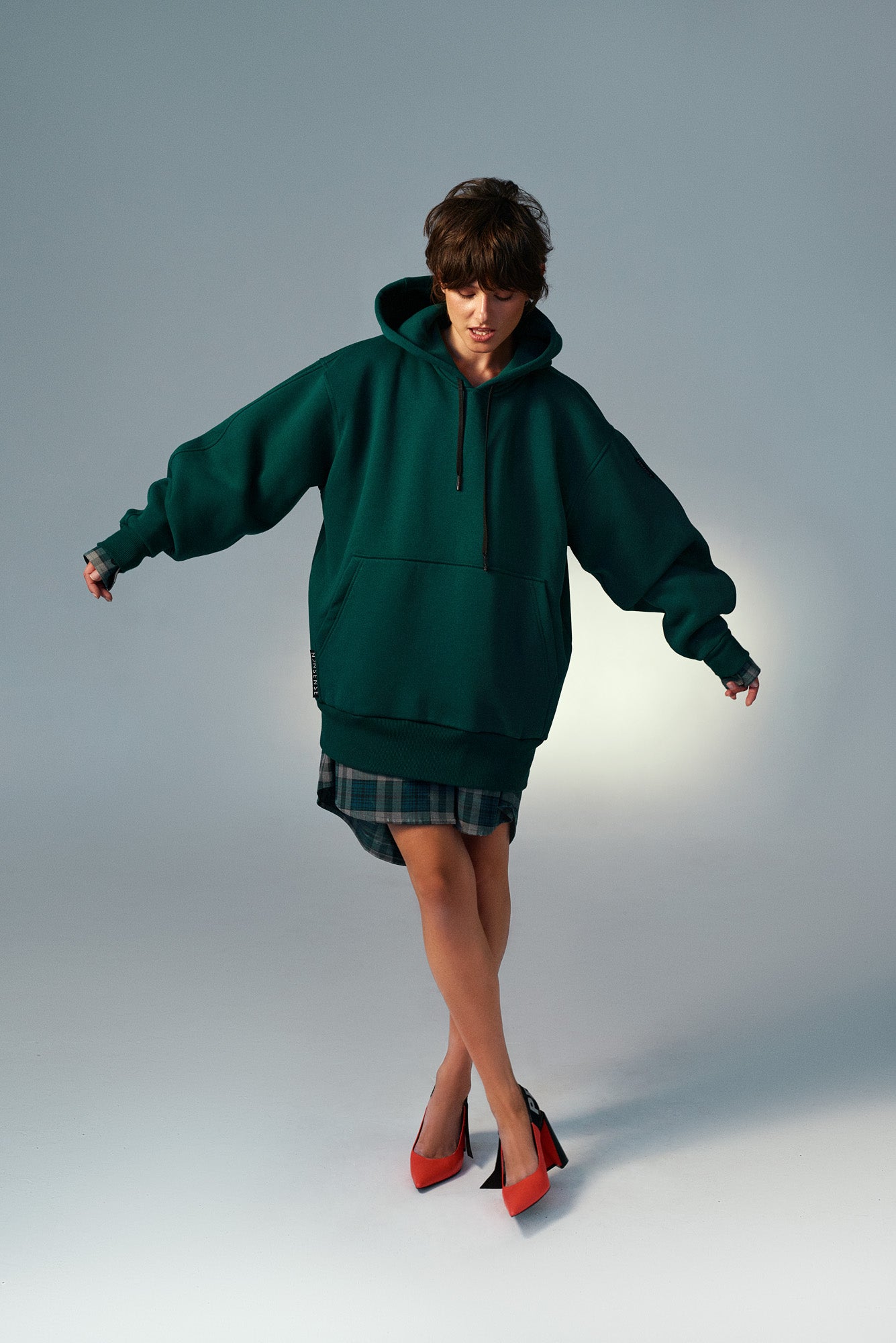 UNISEX HOODIE DEEP GREEN
