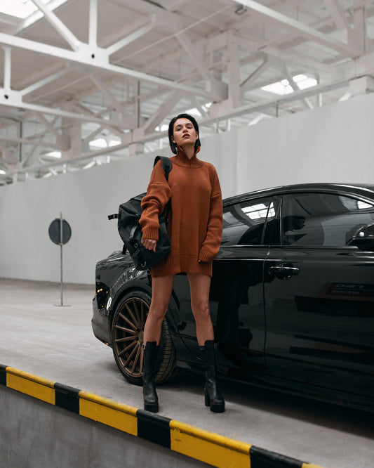 UNISEX SWEATER COPPER