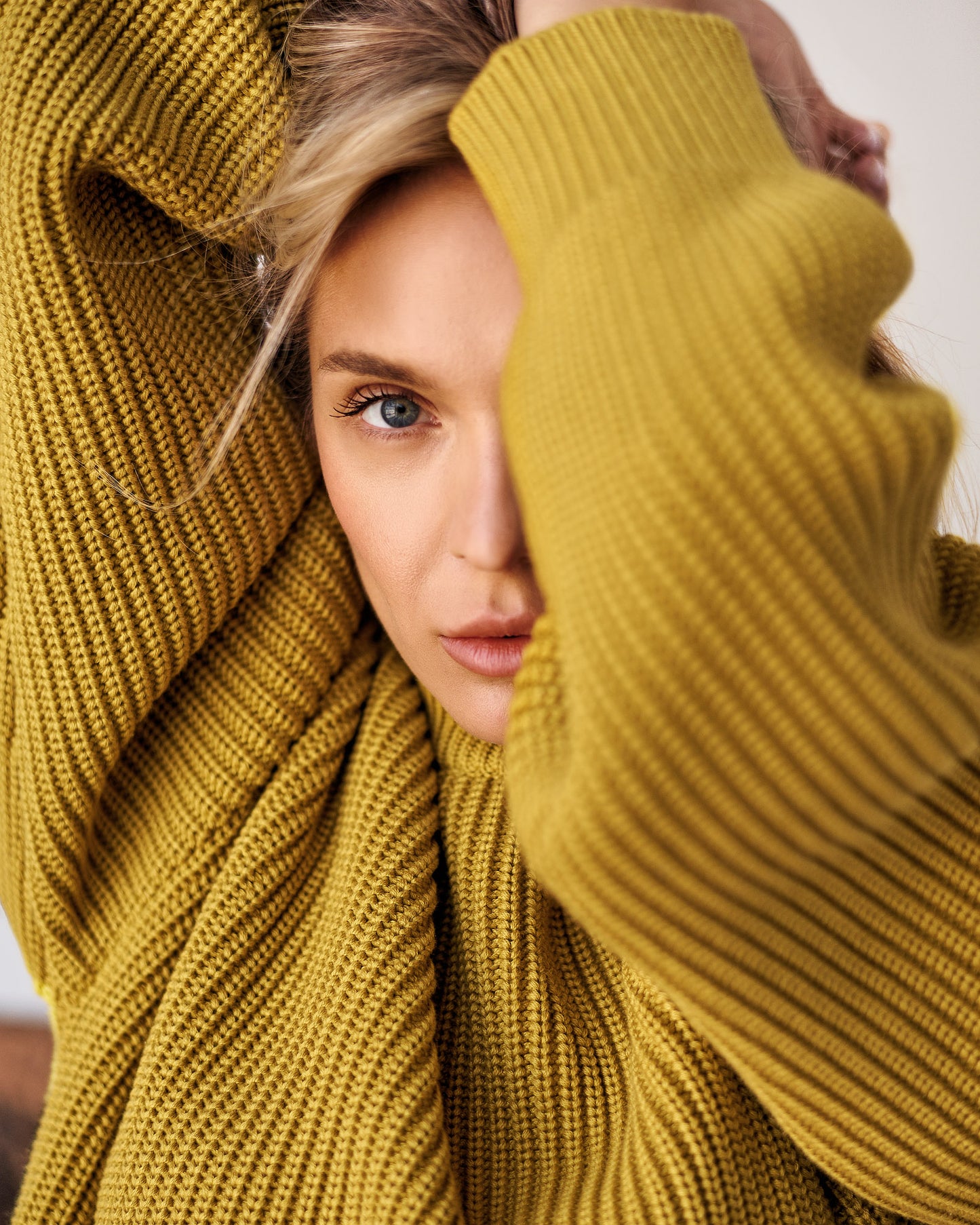 BASIC OVERSIZED SWEATER LIME