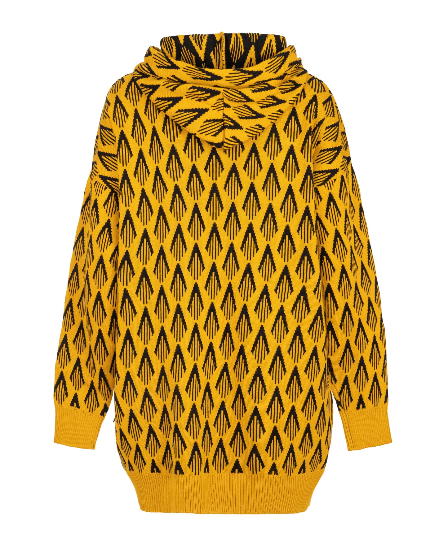 OVERSIZED HOODIE MUSTARD / BLACK