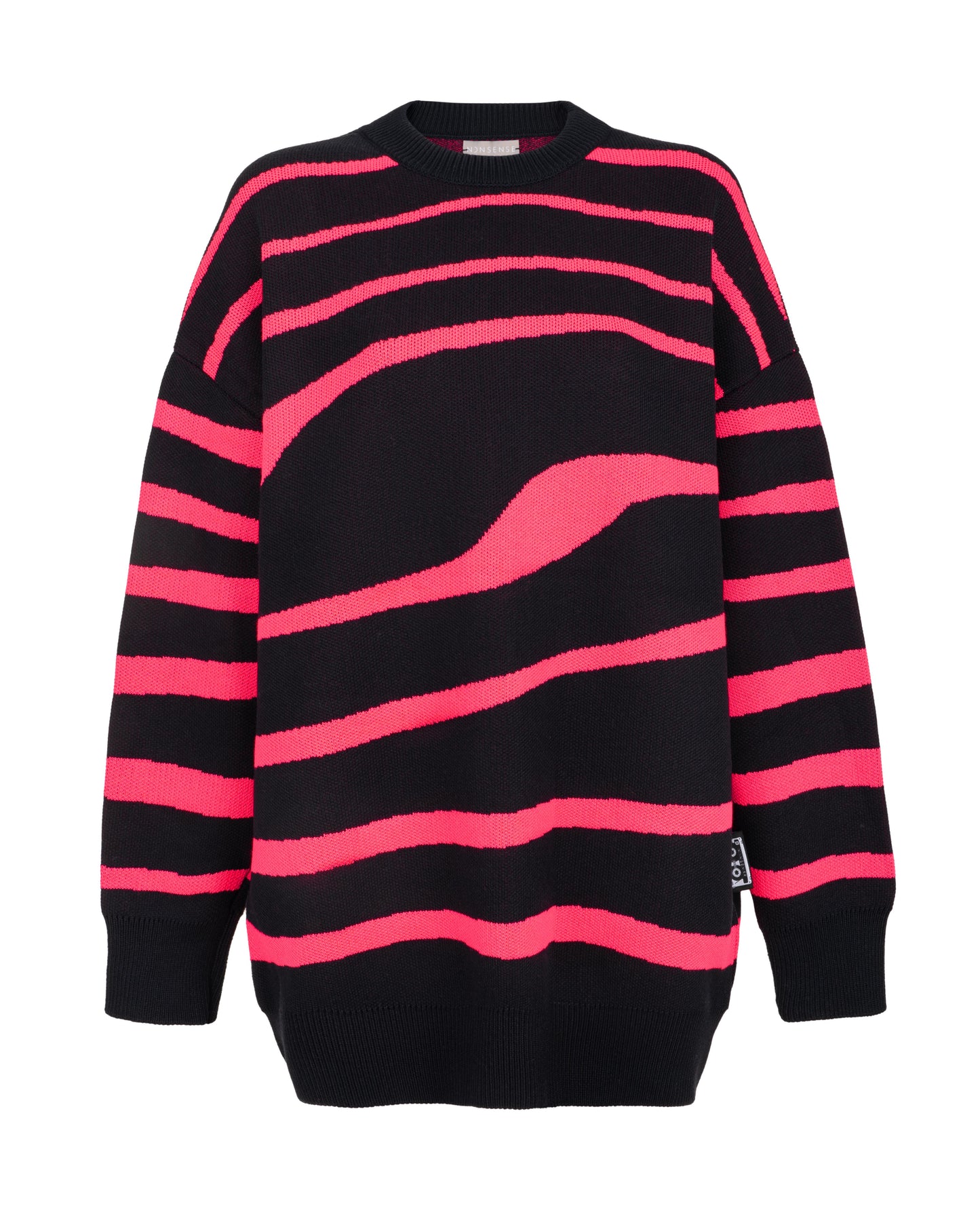 UNISEX FUSION SWEATER NONSENSE PINK/DEEP BLUE