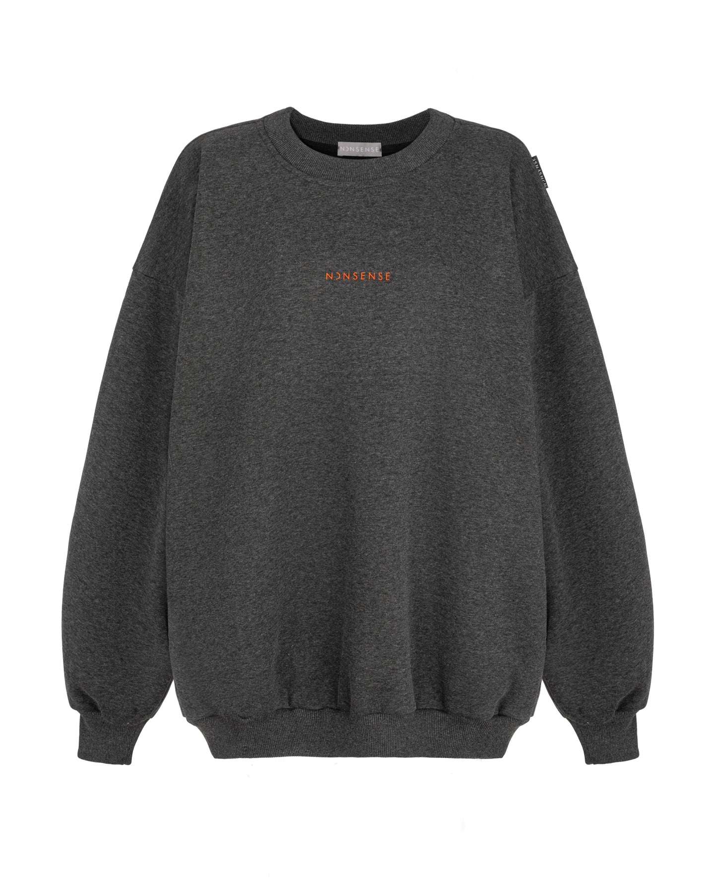 UNISEX SWEATSHIRT DARK MELANGE