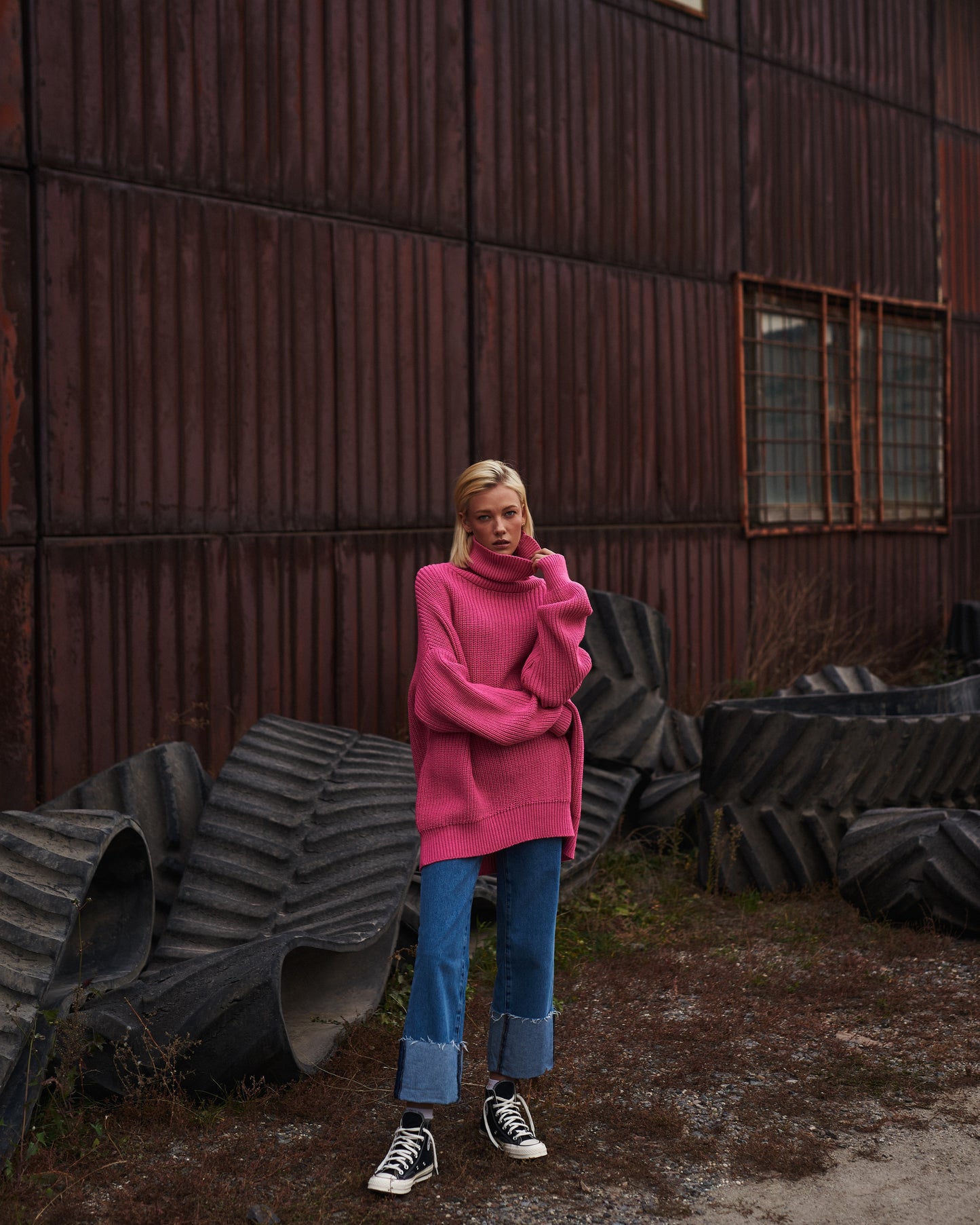 OVERSIZED SEMIWOOL SWEATER BUBBLE