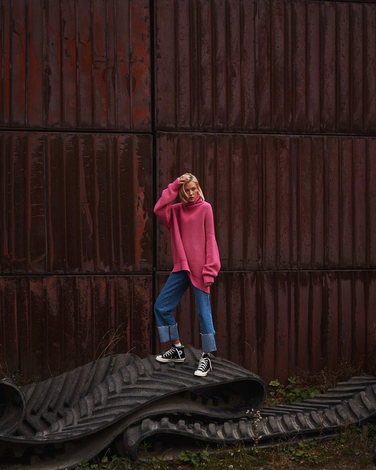 OVERSIZED SEMIWOOL SWEATER BUBBLE