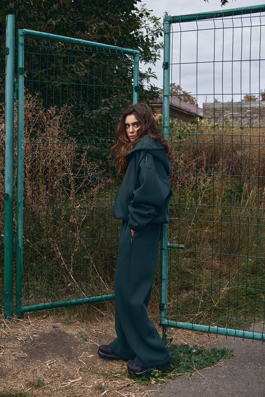 PANTS HUGE DARK GREEN