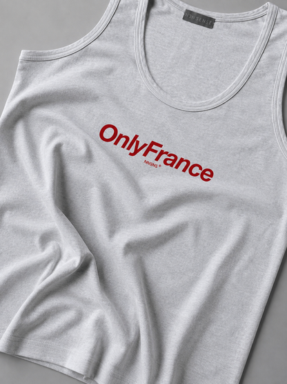 RELAXED TANK-DRESS “OnlyFrance” LIGHT MELANGE