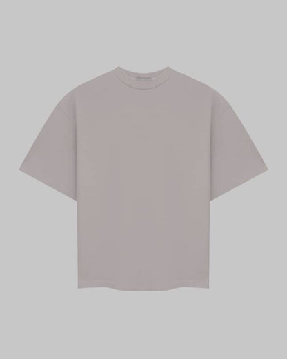 UNISEX T-SHIRT FLOWERS GREY