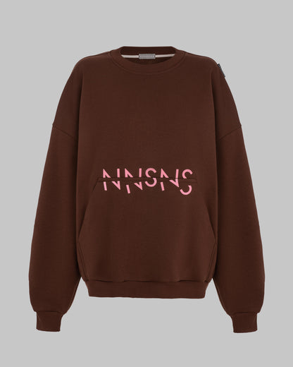 SWEATSHIRT NNSNS CHOCOLATE