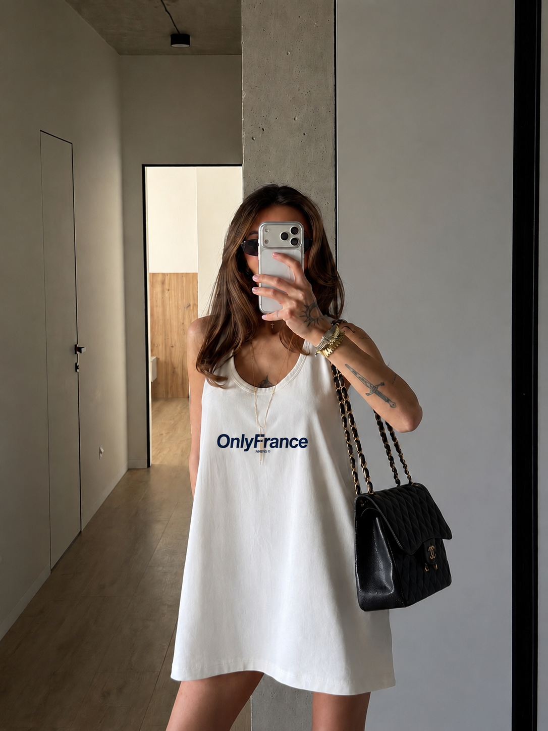RELAXED TANK-DRESS “OnlyFrance”