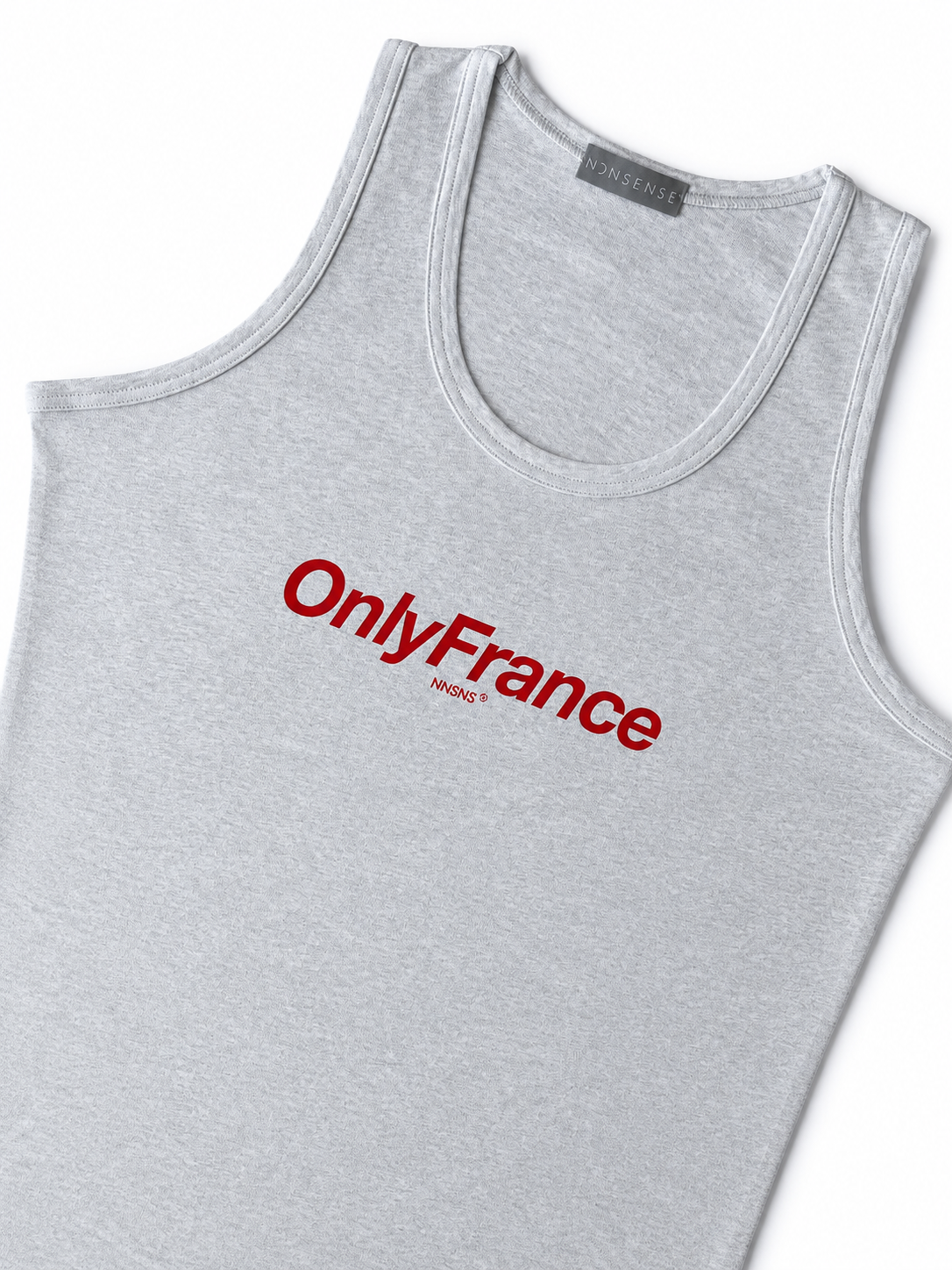RELAXED TANK-DRESS “OnlyFrance” LIGHT MELANGE