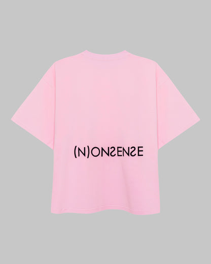 OVERSIZED T-SHIRT (N)ONSENSE PINK