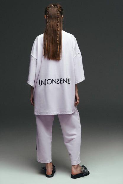 OVERSIZED T-SHIRT (N)ONSENSE LIGHT LILAC