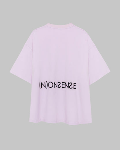 OVERSIZED T-SHIRT (N)ONSENSE LIGHT LILAC