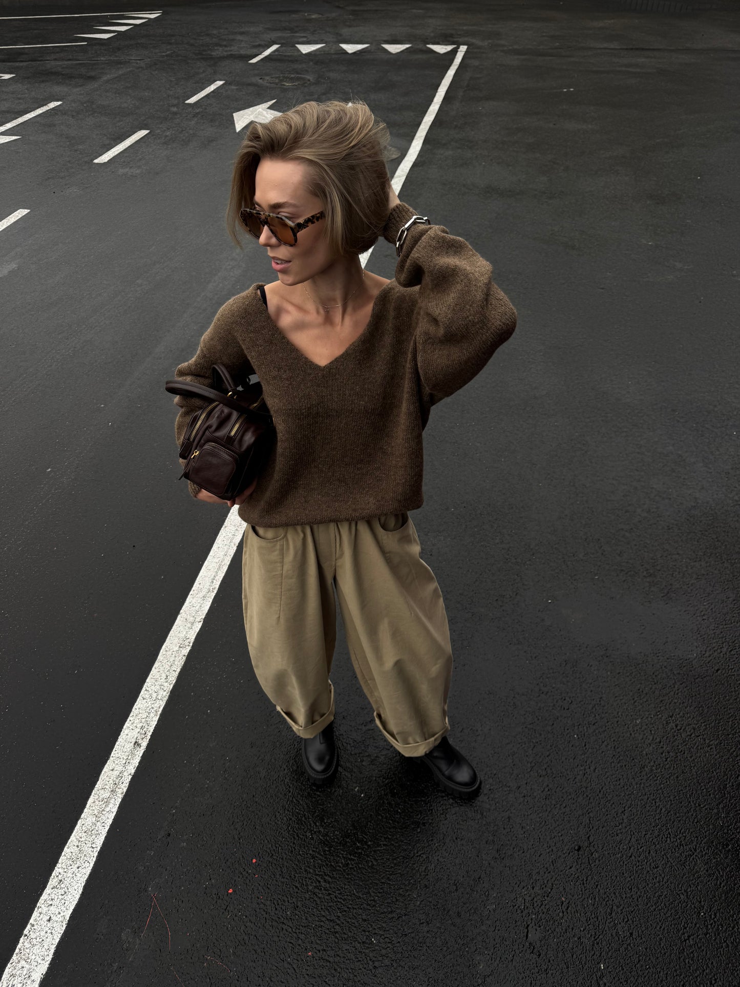 RELAXED SWEATER NONSENSE CARAMEL