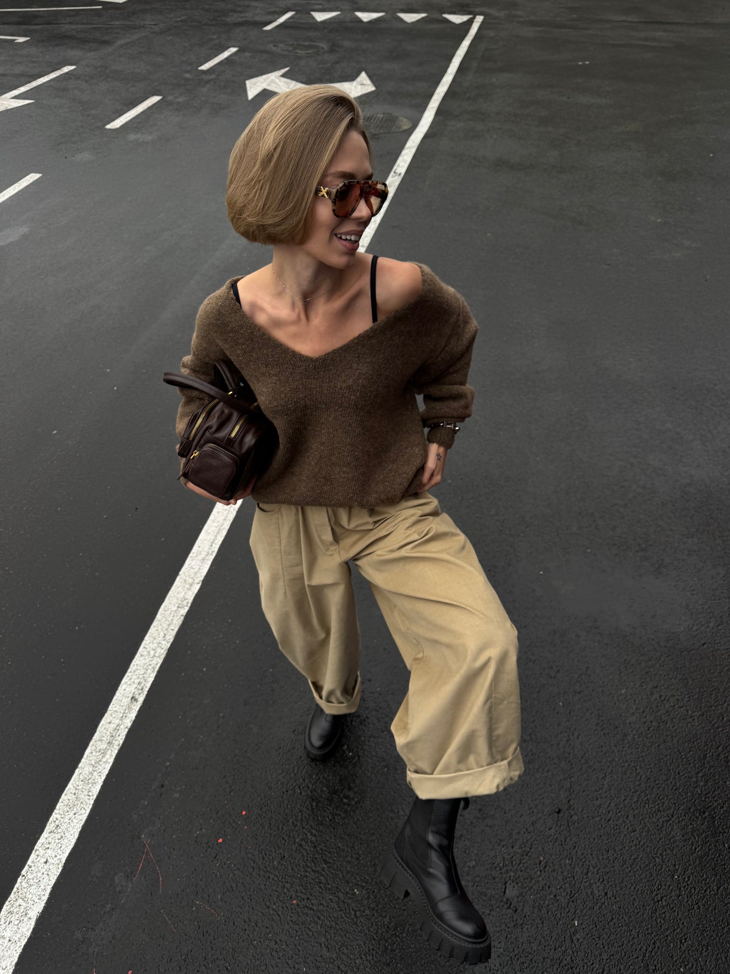 RELAXED SWEATER NONSENSE CARAMEL