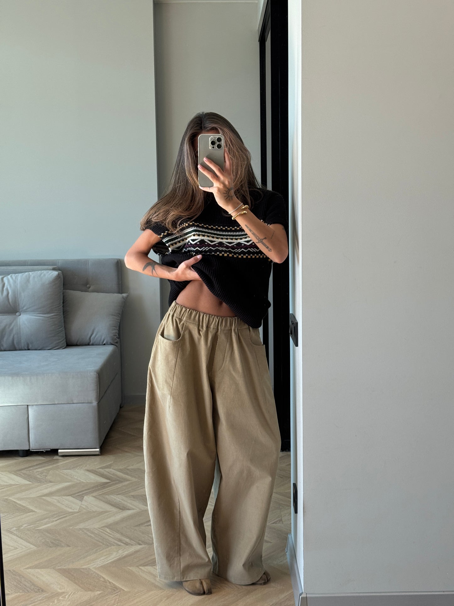 VELVET BALLOON PANTS NONSENSE