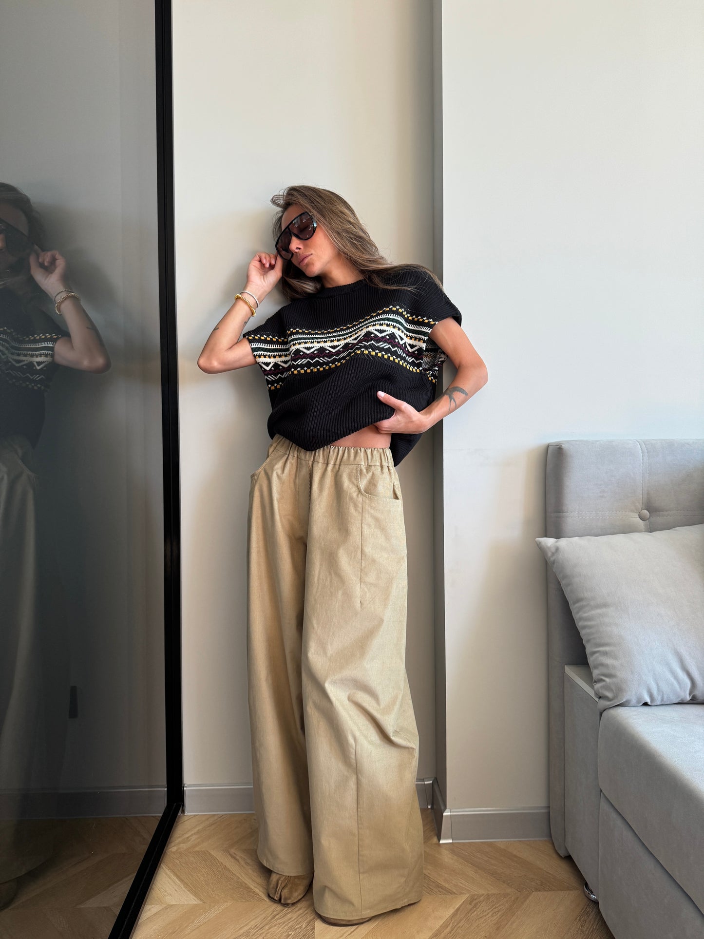 VELVET BALLOON PANTS NONSENSE