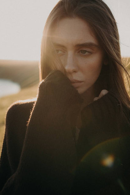 MERINO CARDIGAN NONSENSE CHOCOLATE