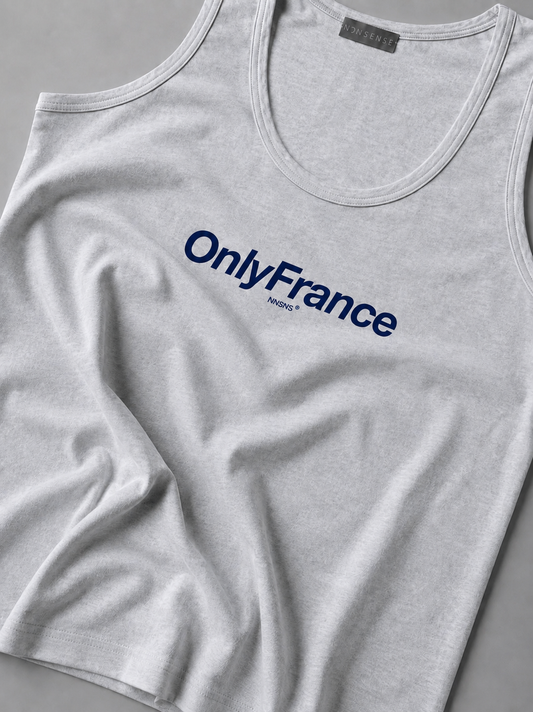 RELAXED TANK-DRESS “OnlyFrance” LIGHT MELANGE