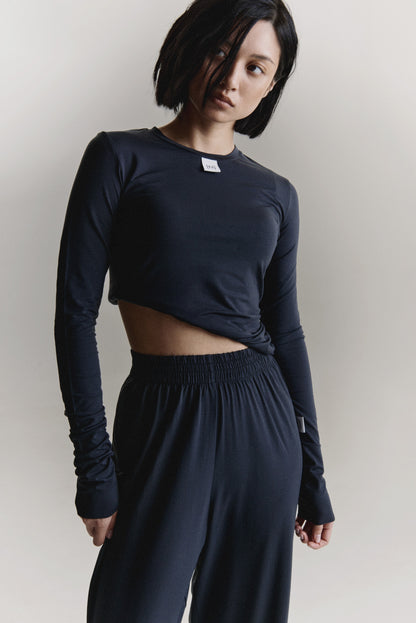 VISCOSE SUIT GRAPHITE