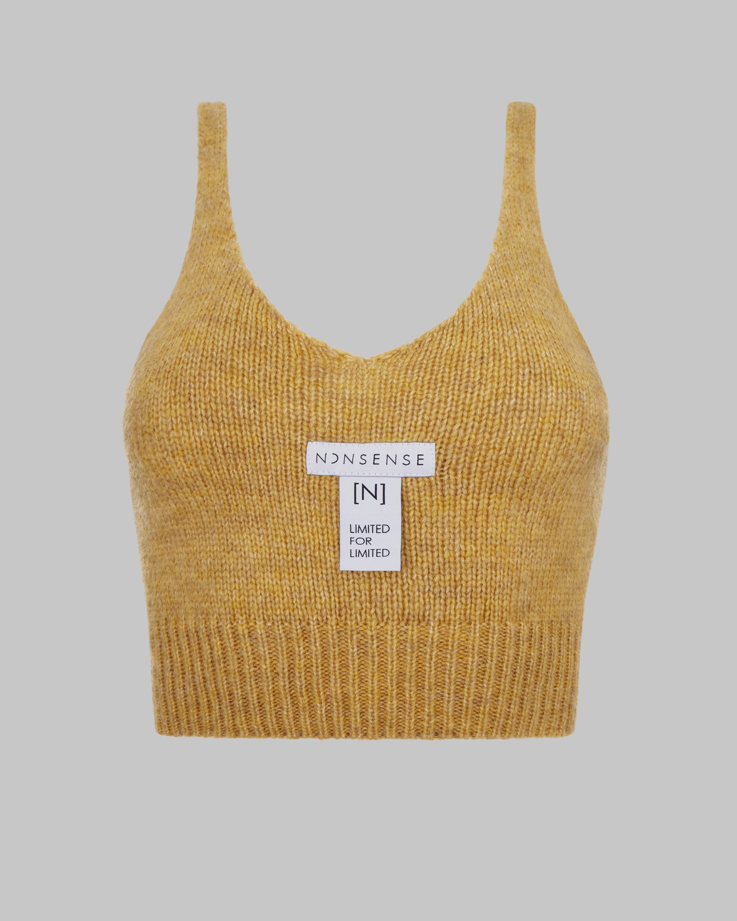 MERINO TOP NONSENSE MUSTARD