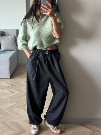 NONSENSE KNITTED POLO MINT