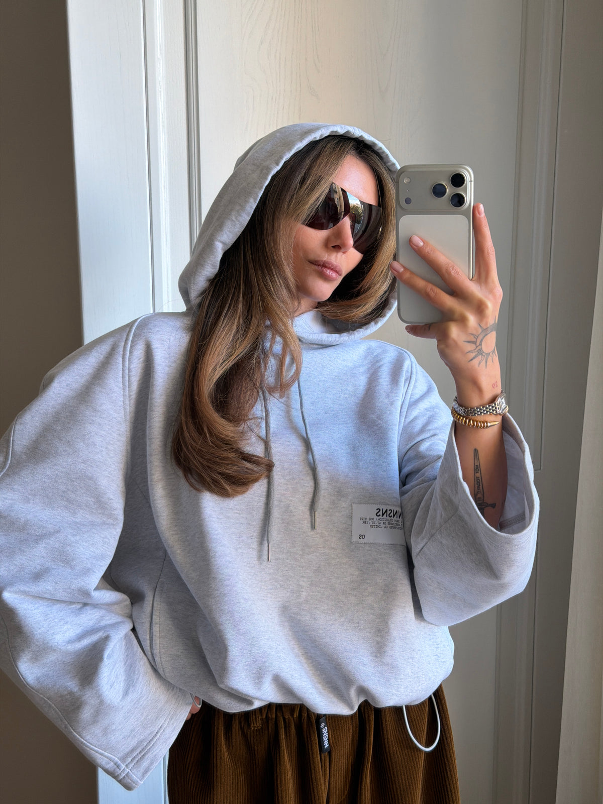HEAVYWEIGHT HOODIE LIGHT MELANGE