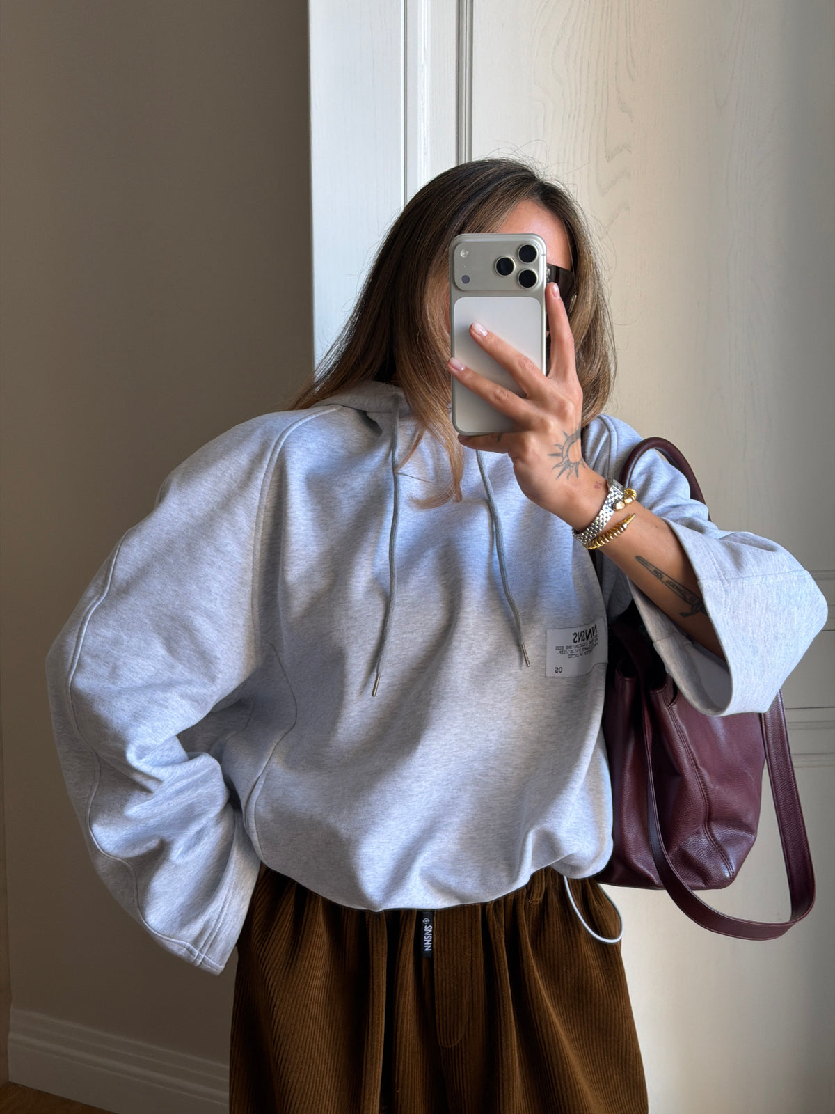 HEAVYWEIGHT HOODIE LIGHT MELANGE