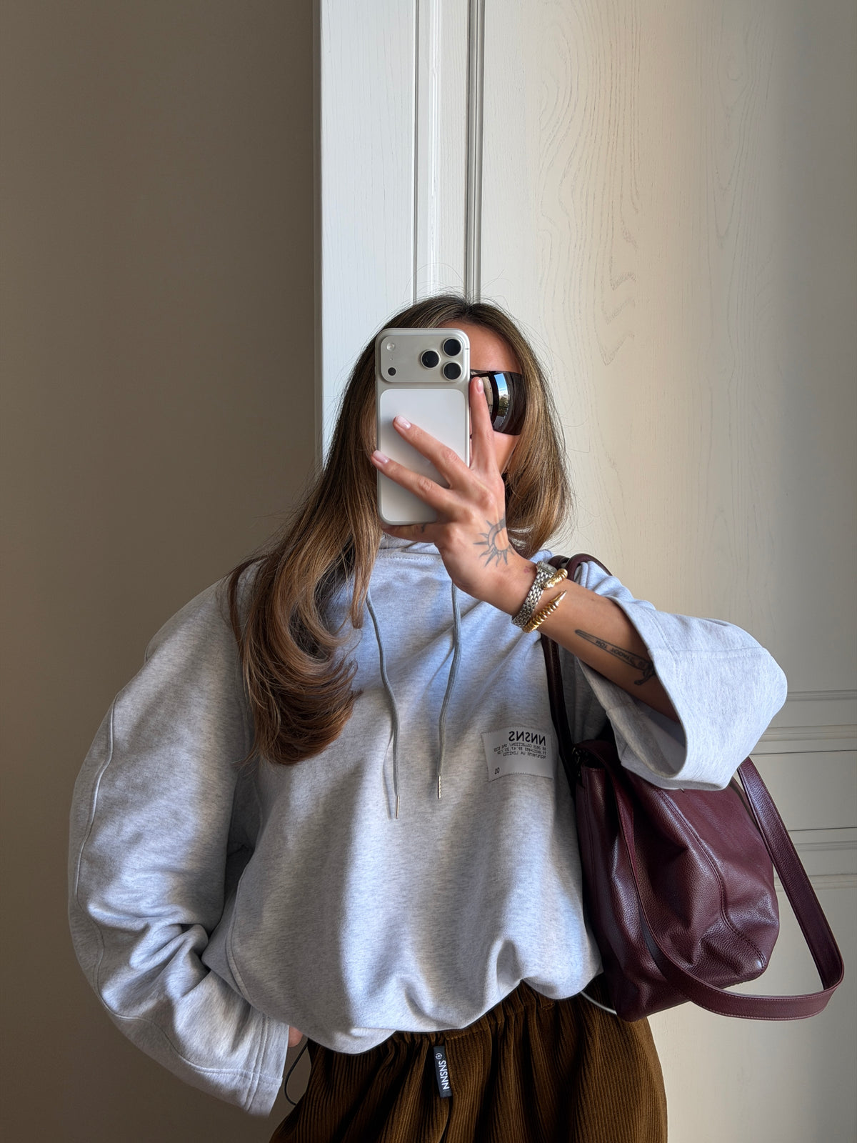 HEAVYWEIGHT HOODIE LIGHT MELANGE